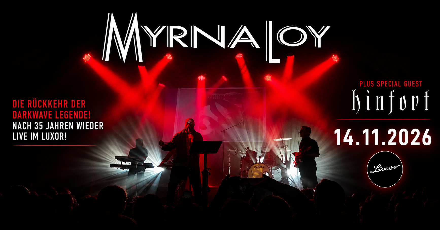 Myrna Loy + Special Guest: Hinfort